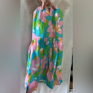 Lilly Pulitzer strapless dress